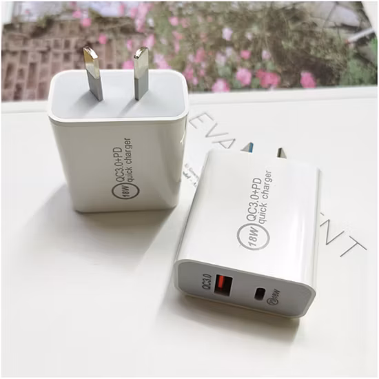 Chargeur mural rapide Au Plug QC 3.0 18W