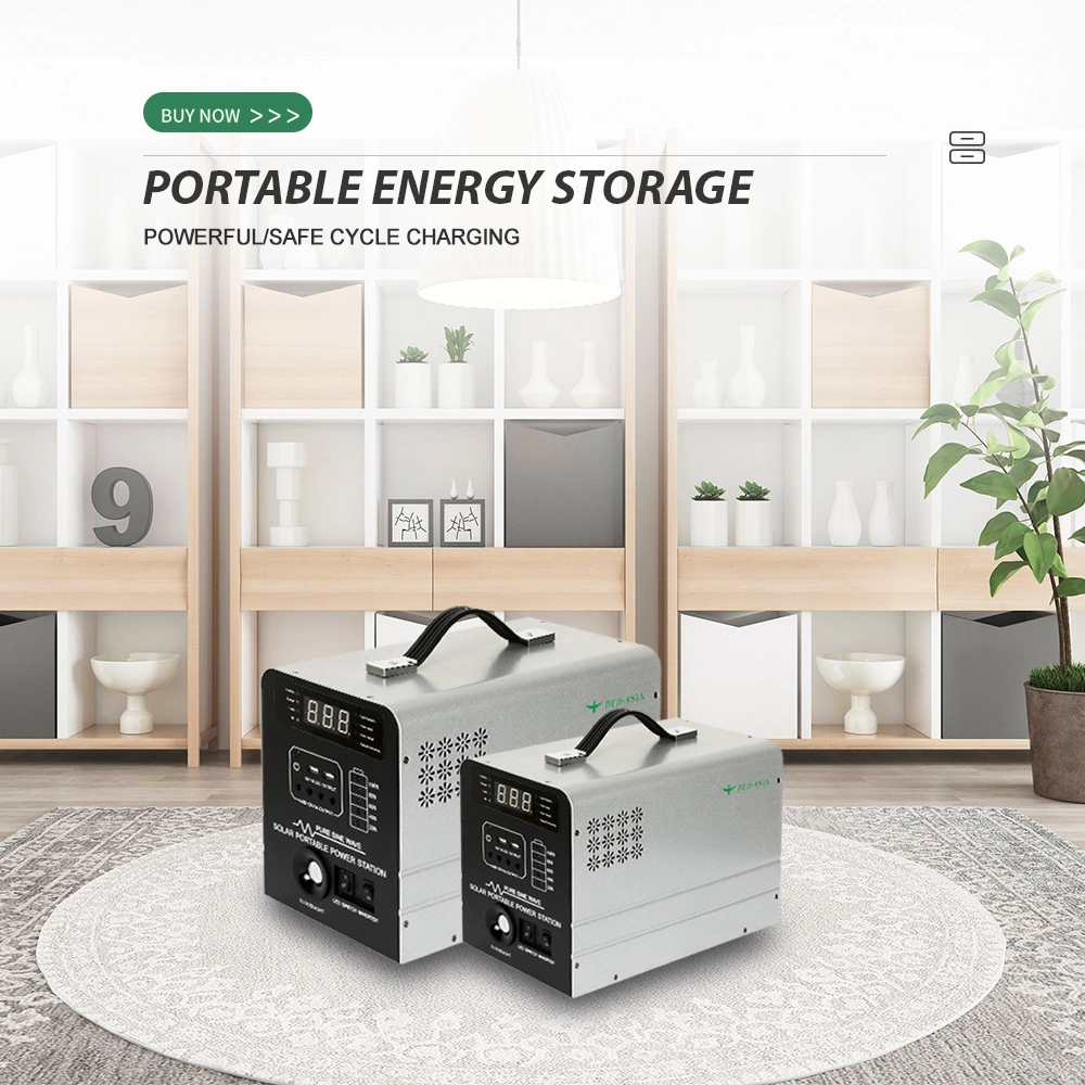 500W 2kw 3kw 4kw 5kw High Efficiency Home Solar Power 220V/100V LiFePO4 Battery Power Bank with Best Price for Solar Energy Storage Electronic Devices