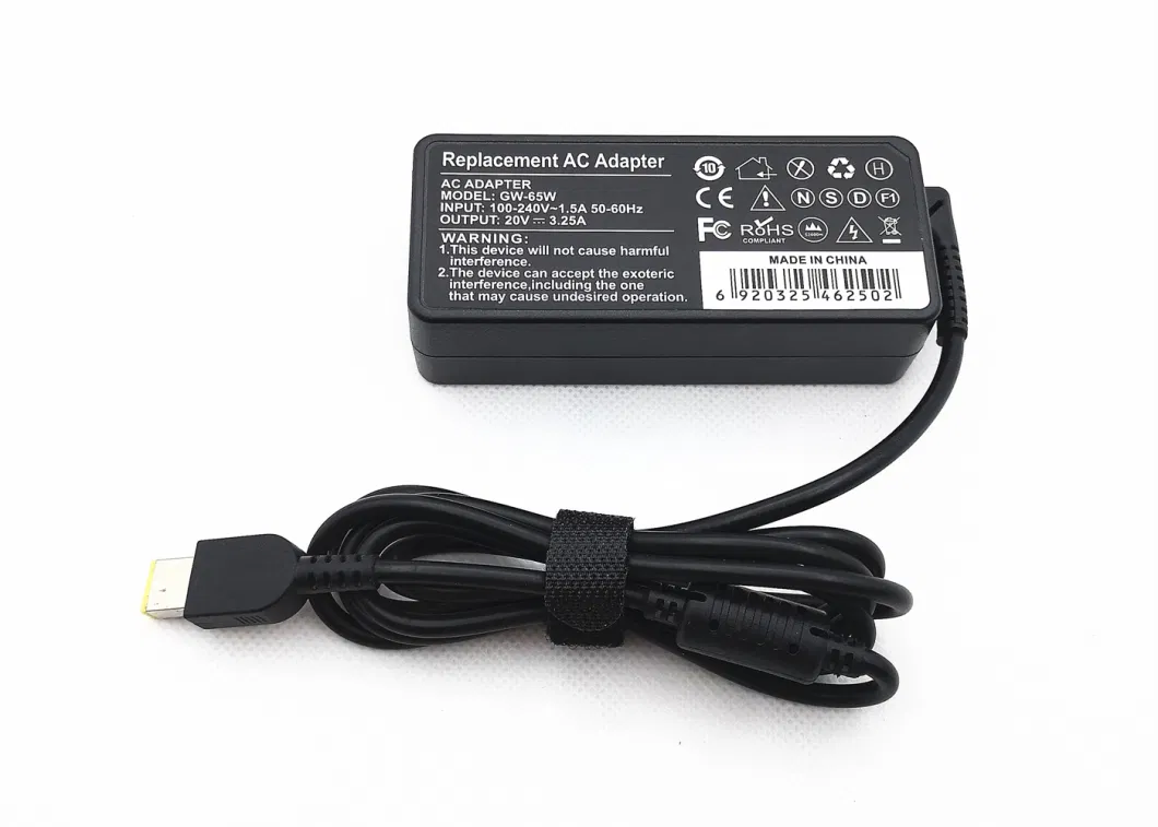 Original Quality USB Pin Laptop Adapter for Lenovo HP DELL Toshiba Asus Sony Acer Samsung Apple MacBook Microsoft Notebook Laptop AC DC Power Adapter Factory