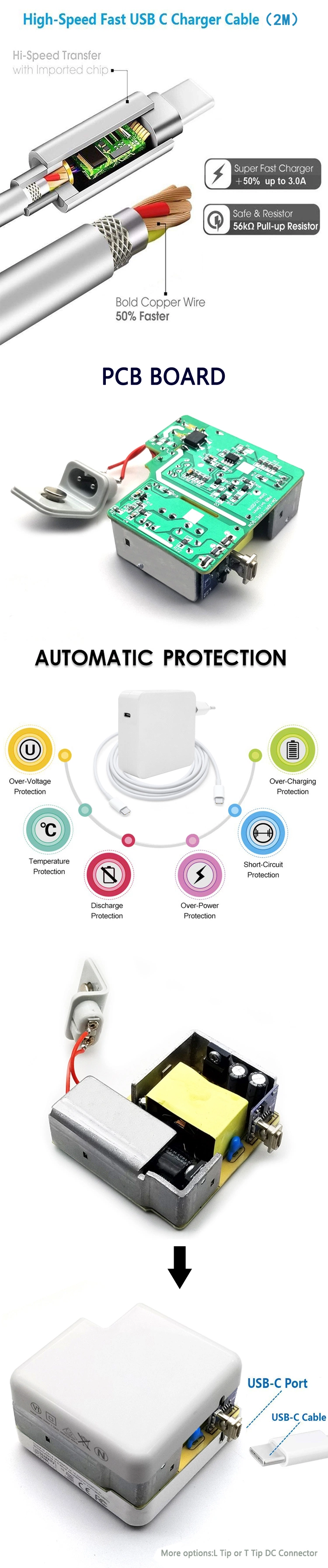 Type C MacBook Pd Charger for MacBook PRO 87W